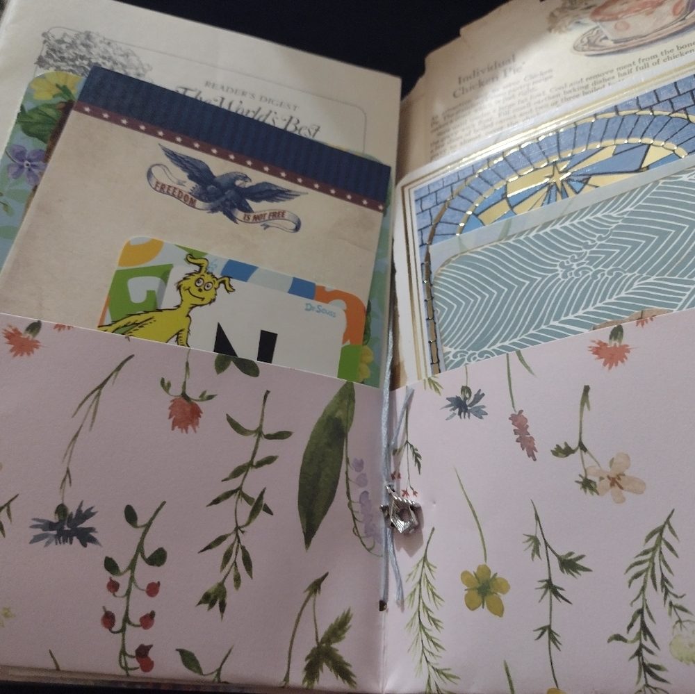 Handmade "Red Ribbon" junk journal - Picture 8 of 12
